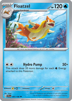 Floatzel card art