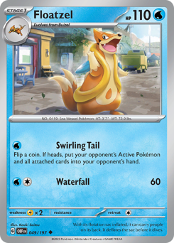 Floatzel card art