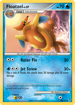 Floatzel card art
