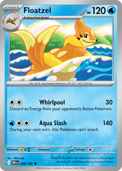 Floatzel card art