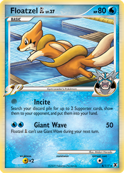 Floatzel GL card art