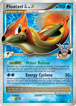 Floatzel GL LV.X card art