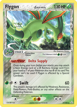 Flygon δ card art