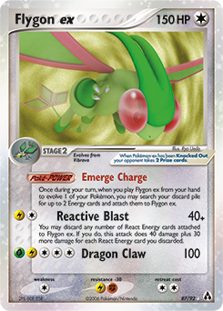 Flygon ex card art