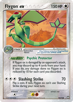 Flygon ex card art