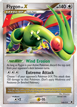 Flygon LV.X card art