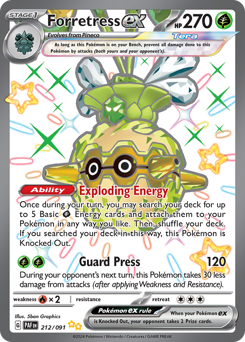 Forretress ex card art