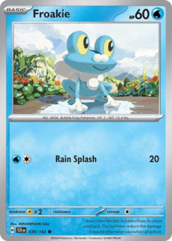 Froakie card art