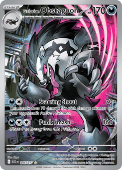 Galarian Obstagoon card art