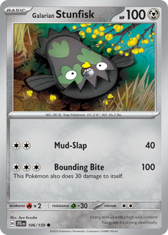 Galarian Stunfisk card art