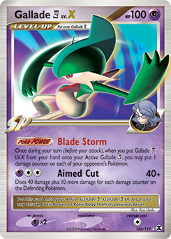 Gallade E4 LV.X card art