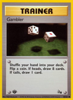 Gambler card art