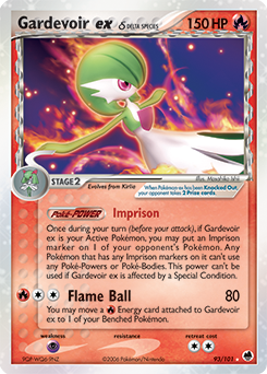 Gardevoir ex δ card art
