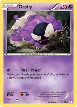 Gastly card art