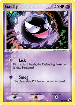 Gastly card art
