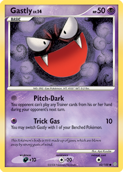 Gastly card art