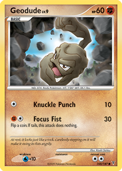 Geodude card art
