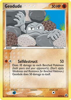 Geodude card art