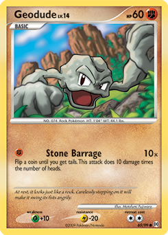 Geodude card art