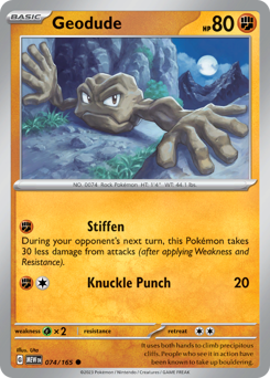 Geodude card art