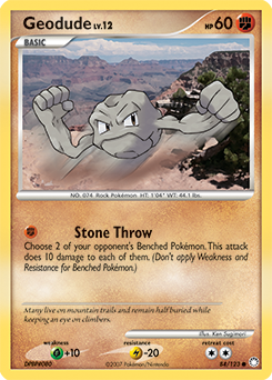 Geodude card art