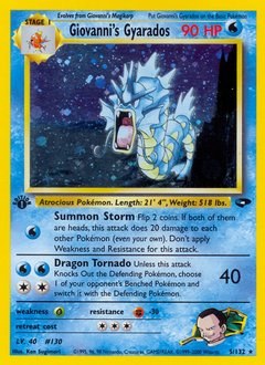Giovanni's Gyarados card art