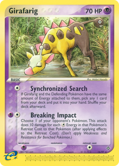 Girafarig card art