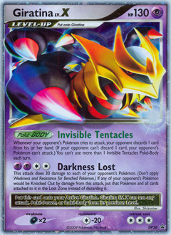 Giratina LV.X card art