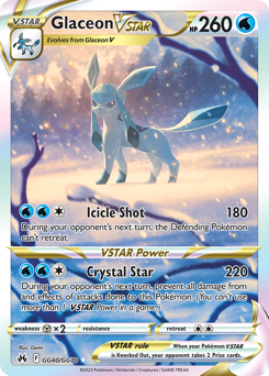 Glaceon VSTAR card art