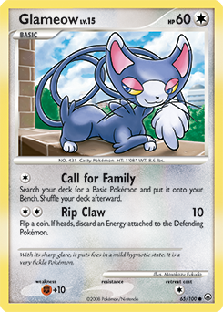 Glameow card art