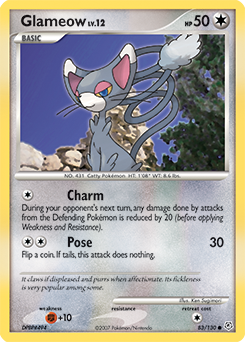 Glameow card art