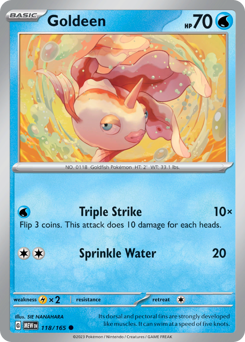 Goldeen card art