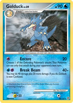 Golduck card art