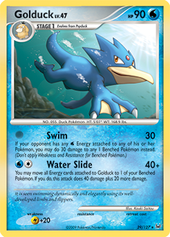 Golduck card art