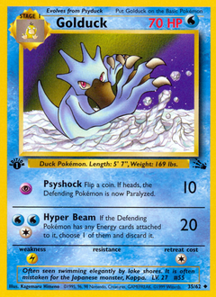 Golduck card art