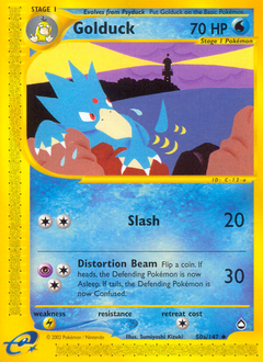 Golduck card art