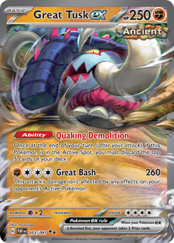Great Tusk ex card art