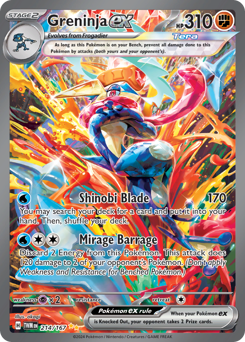 Greninja ex card art