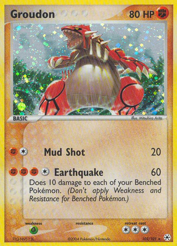 Groudon card art