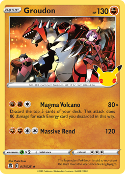 Groudon card art