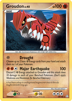 Groudon card art
