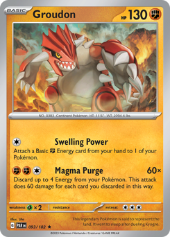 Groudon card art