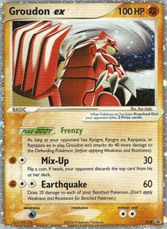 Groudon ex card art