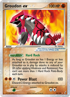 Groudon ex card art