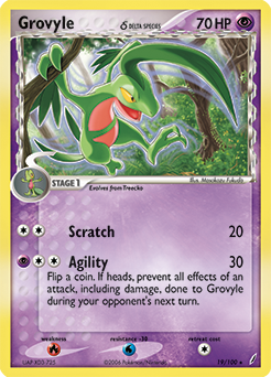 Grovyle δ card art