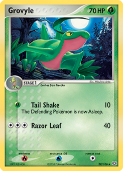 Grovyle card art