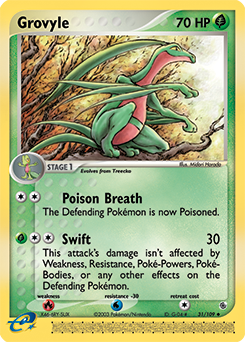 Grovyle card art