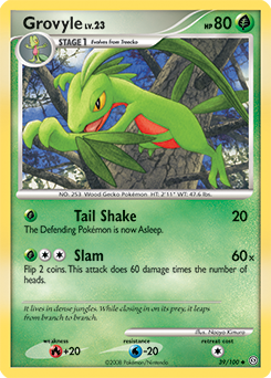 Grovyle card art