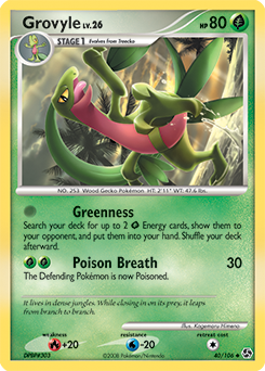 Grovyle card art