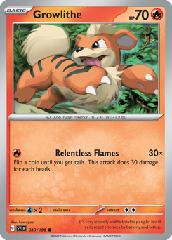 Growlithe card art